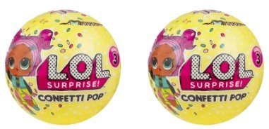 Lol surprise - Serie 3 wave 1 - LOL Surprise - Set of 2pcs Confetti Pop random - New